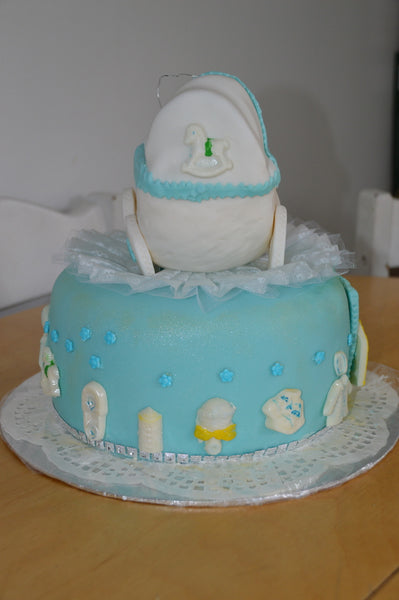 Baby Carriage Cake